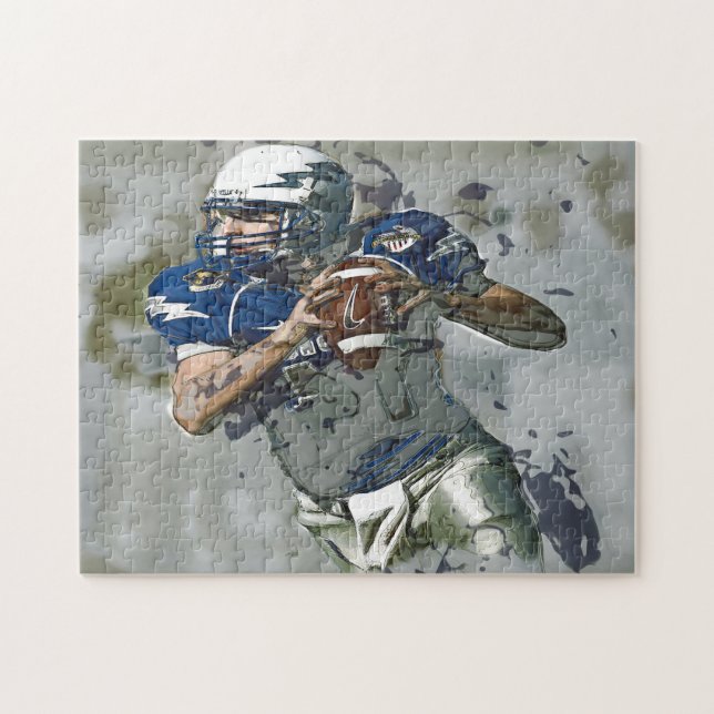 Puzzle Quaterback Football Américain. (Horizontal)