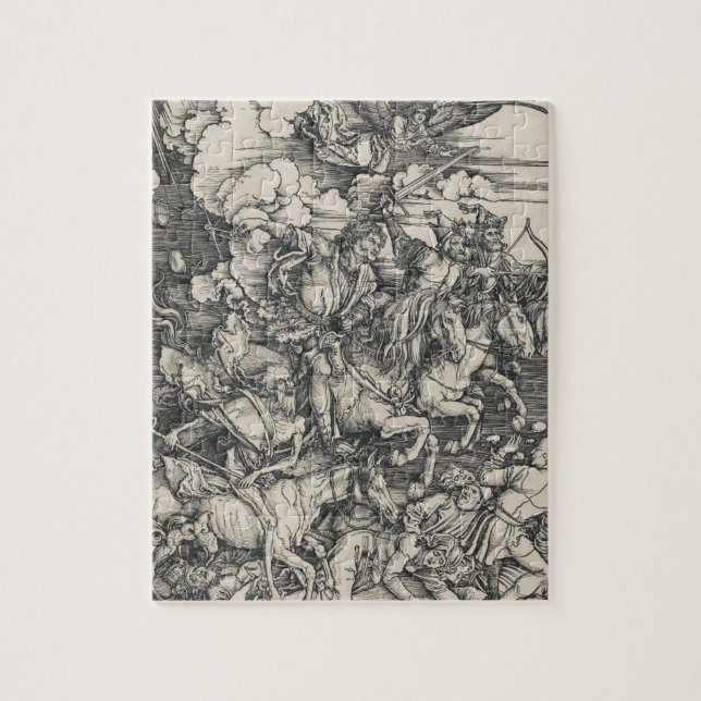 Puzzle Quatre cavaliers de l'apocalypse par Durer (Vertical)