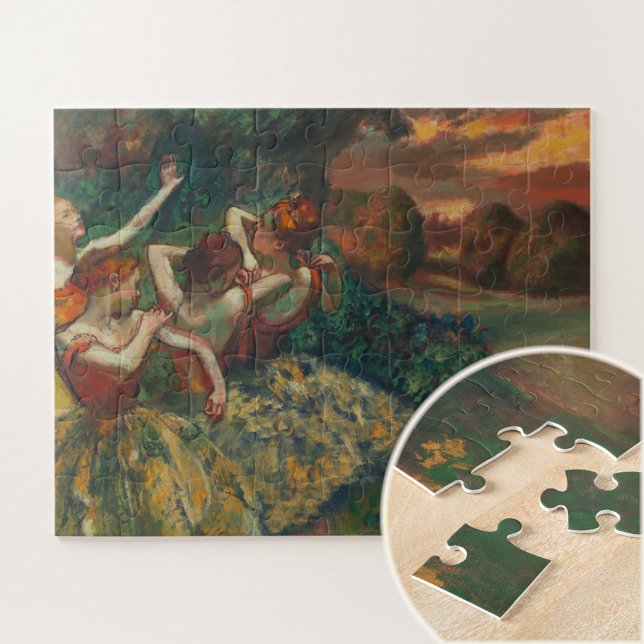 Puzzle Quatre Danseurs, Degas Art (Créateur téléchargé)