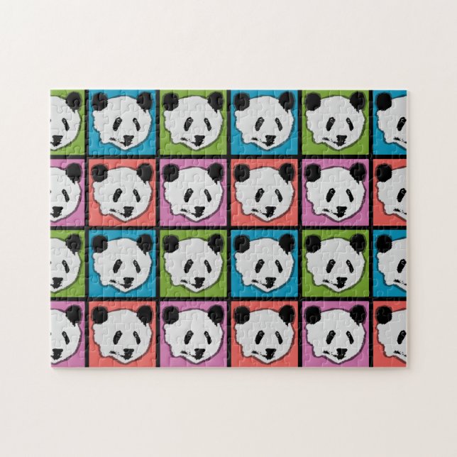 Puzzle Quatre ours pandas géants (Horizontal)