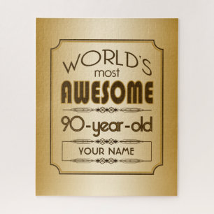 Puzzle Quatre-vingt-dixième monde de célébration