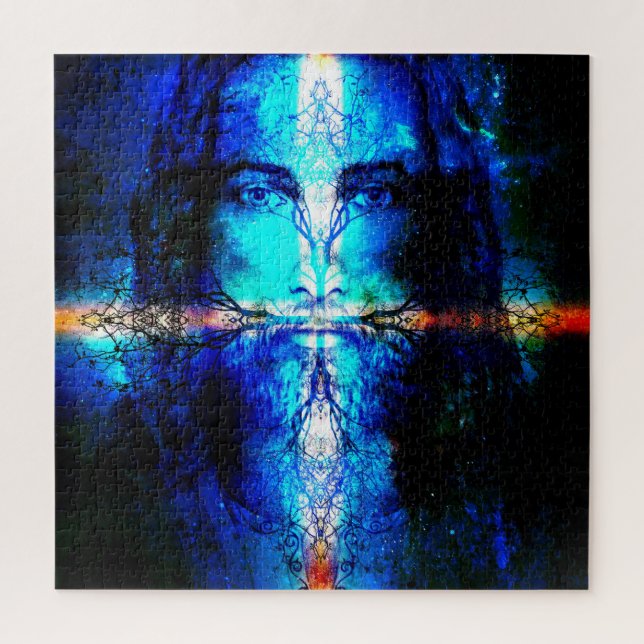 Puzzle Quebra-Cabeça Jesus Cristo Árvore da Vida (Vertical)