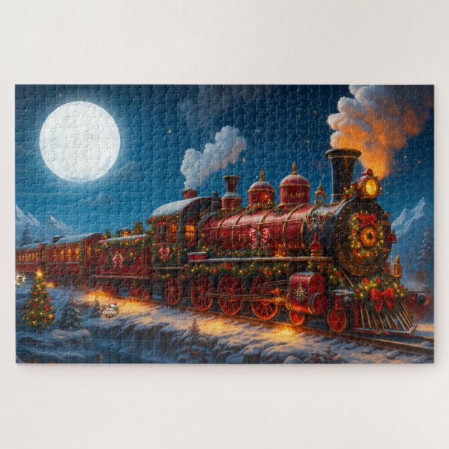 Puzzle Quebra-Cabeça (Puzzle) Expresso do Papai Noel (Horizontal)