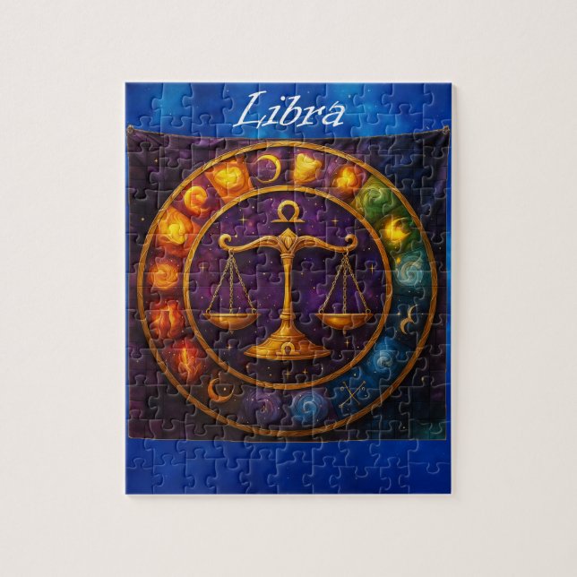Puzzle Quebra-Cabeça (Puzzle) Signo de Libra (Vertical)
