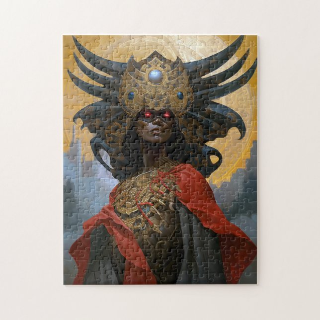 Puzzle Queen Goddess Imaginaire Art (Vertical)