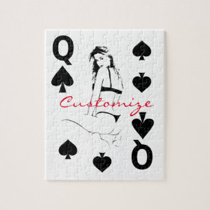 Puzzle Queen of Spades Bikini Girl Thunder_Cove