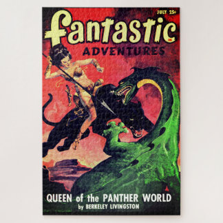Puzzle Queen of the Panther World : Imaginaire Pulp Ficti