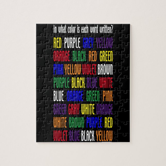 Puzzle Quelle est ma couleur ? (Vertical)