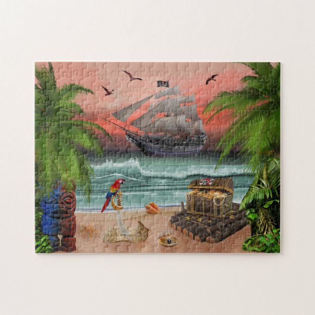 PUZZLE QUÊTE AU TRÉSOR DES PIRATES (Horizontal)