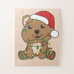 Puzzle Quokka Christmas Winter Animaux Quokkas Jigsaw Puz