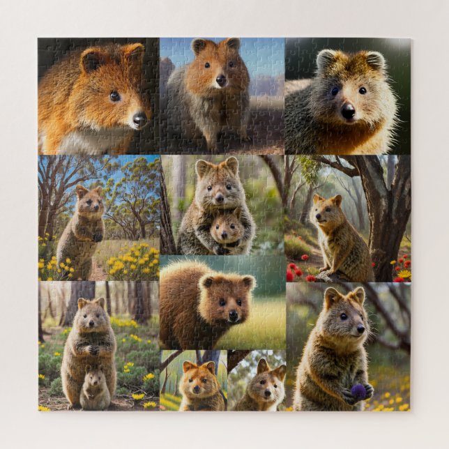 Puzzle "Quokka Chronicles : Un Collage De Photos Plein De (Vertical)