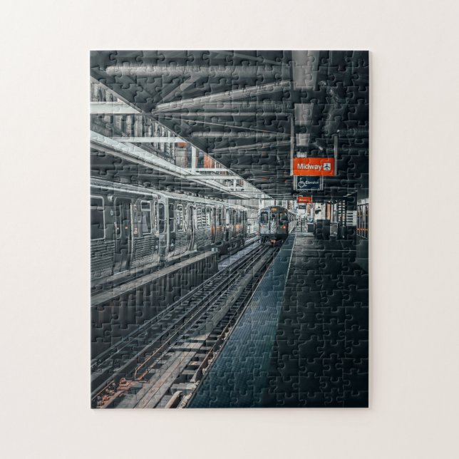 Puzzle quotidien/métro train Jigsaw Puzzle Puzzle  (Vertical)