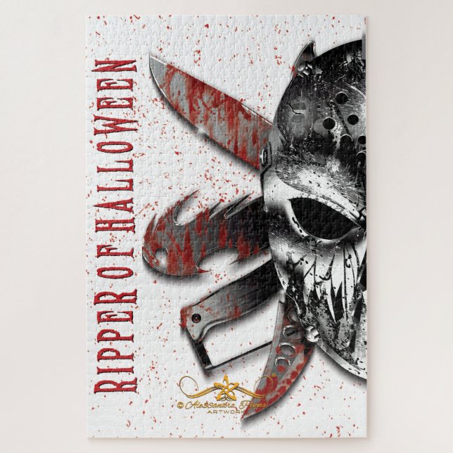 Puzzle R. de H. Ripper d'Halloween (Vertical)
