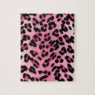 Puzzle RAB Rockabilly Pink Cheetah Imprimer