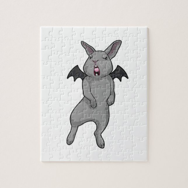 Puzzle Rabbit avec aile chauve-souris (Vertical)