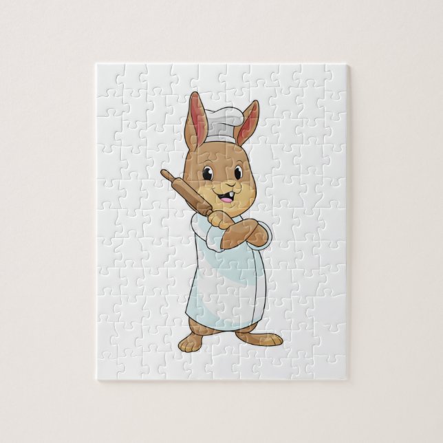 Puzzle Rabbit comme boulon avec broche (Vertical)