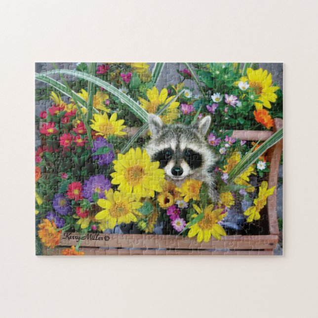 Puzzle Raccoon (Horizontal)