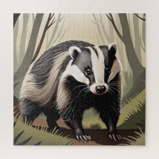 Puzzle raccoon, cute, animal, for children