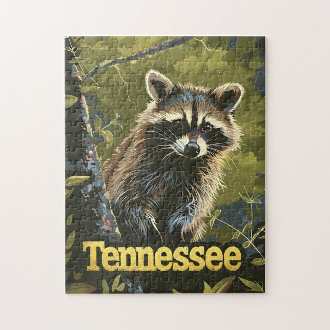 Puzzle Raccoon du Tennessee (Vertical)