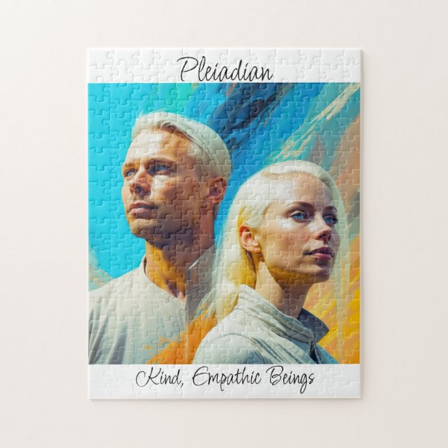 Puzzle Race extraterrestre alien Pléiadien (Vertical)