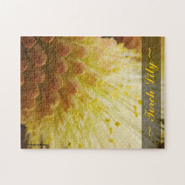 Puzzle Radiant Torch Lily Fermer la photo (Horizontal)