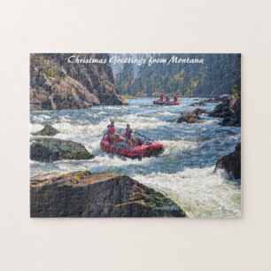 Puzzle Rafting Montana.Joyeux Noël