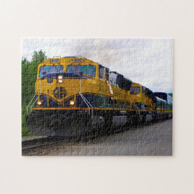 Puzzle Railcar d'Alaska. (Horizontal)