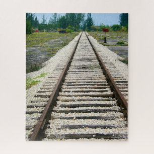 Puzzle Railroad Track Historic Train Museum Miami Floride