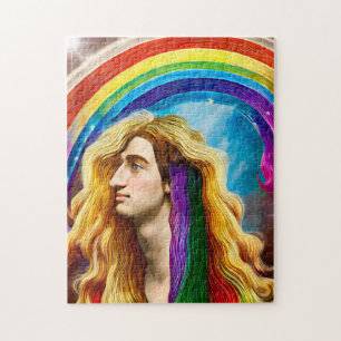 Puzzle Rainbow Deity Homme Of All love Imaginaire Art