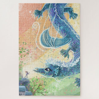 Puzzle Rainbow Dragon Art
