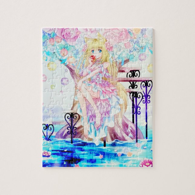 Puzzle Rainbow Fairy Flowers Fairy Art Imaginaire (Vertical)