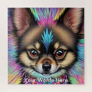 Puzzle Rainbow Garden Neon Psychedelic Nature & Faune