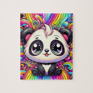 Puzzle Rainbow Panda