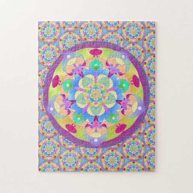 Puzzle Rainbow Song Mandala extrêmement difficile (Vertical)