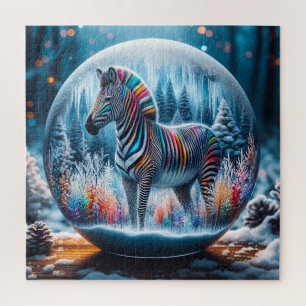 Puzzle Rainbow Zebra