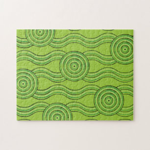 Puzzle Rainforest Australian Dreamtime River Motif