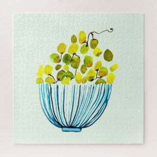 Puzzle raisin aquarelle art fruit
