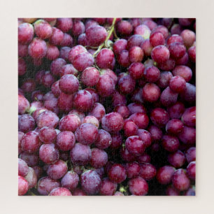 Puzzle Raisins de vin rouge : Arrière - plan Luscious.