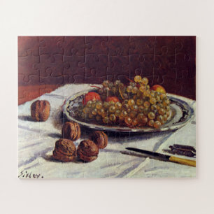 Puzzle Raisins et noix sur une table Impressionniste Sisl