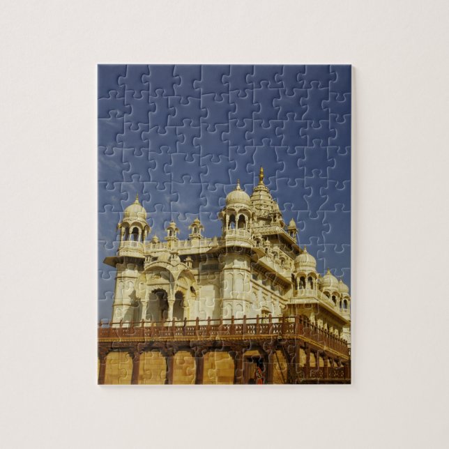Puzzle Rajasthan, Inde Une femme debout à et accient (Vertical)