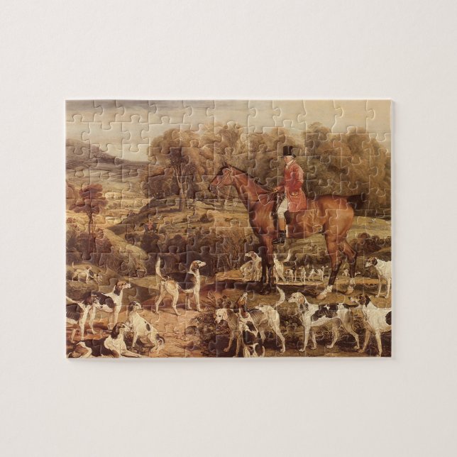 Puzzle Ralph Lambton et ses chiens par James Ward (Horizontal)
