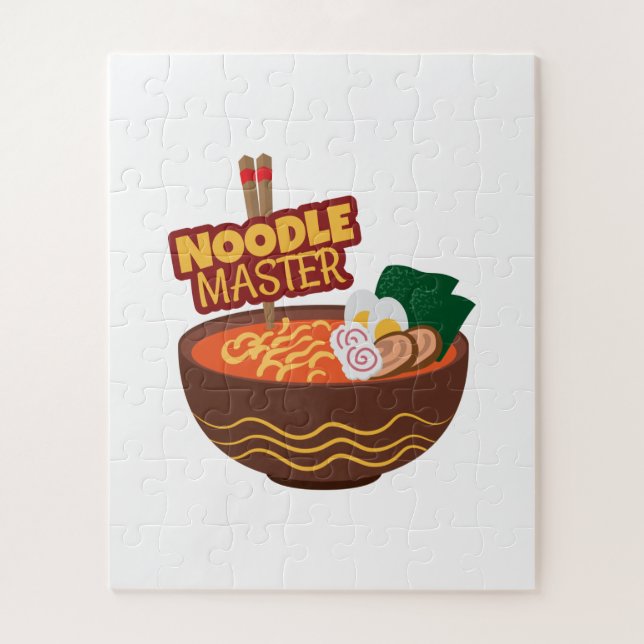 Puzzle Ramen Noodle Maître Funny Idée-Cadeau Japonais (Vertical)