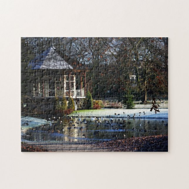 Puzzle Rams Woerthe Tea House 11x14 252pc jpcna (Horizontal)
