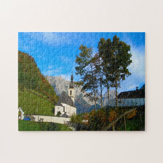 Puzzle Ramsau Berchtesgadener Germany. (Horizontal)