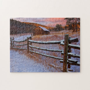 Puzzle Ranch de neige