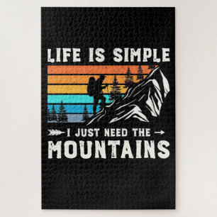 Puzzle Randonneur J'Ai Juste Besoin Des Montagnes