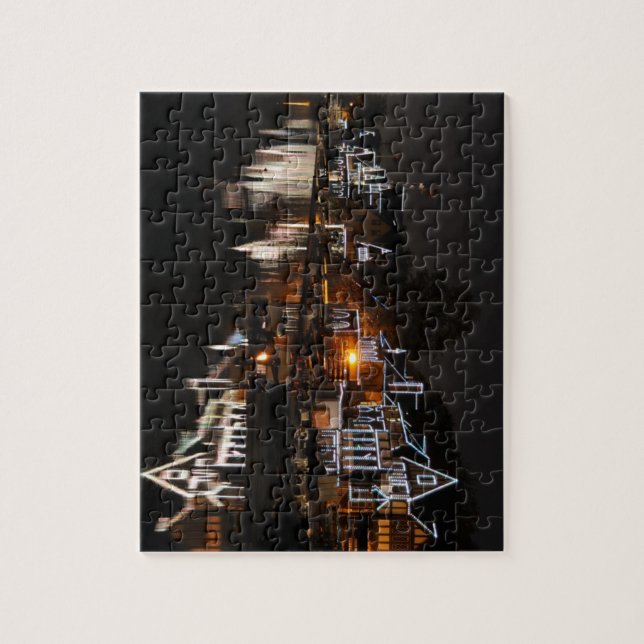 Puzzle Rangée de Boathouse de Philadelphie au coucher du (Vertical)