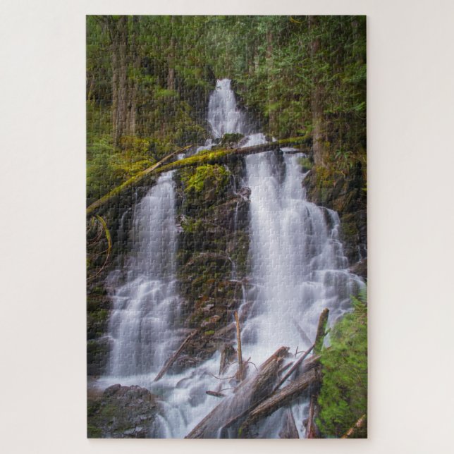 Puzzle Ranger Falls, Mt. Rainer National Park, Washington (Vertical)