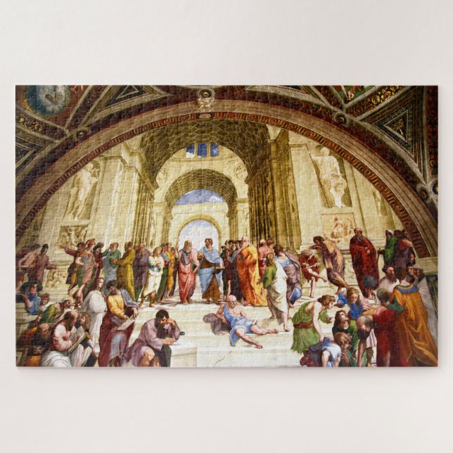 Puzzle Raphael, L'École d'Athènes (1509) (Horizontal)