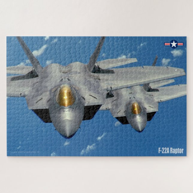 Puzzle RAPTEUR F-22A (20 x 30 POUCES) (Horizontal)